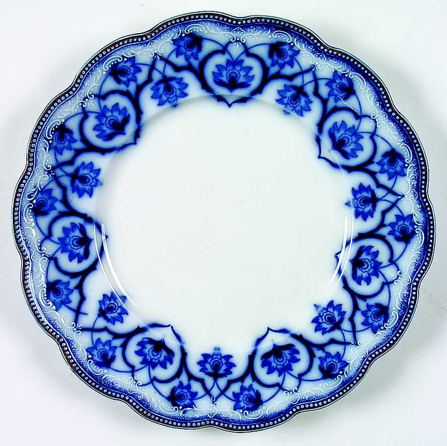 Haddon (Flow Blue) Dinner Plate by Grindley-1