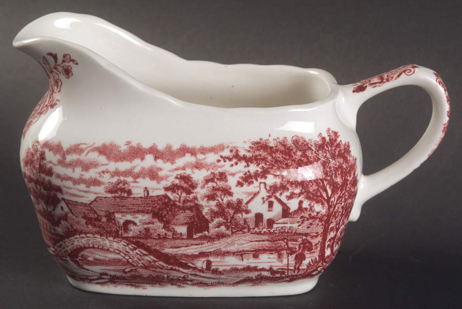 Homeland Pink Gravy Boat by Grindley-1