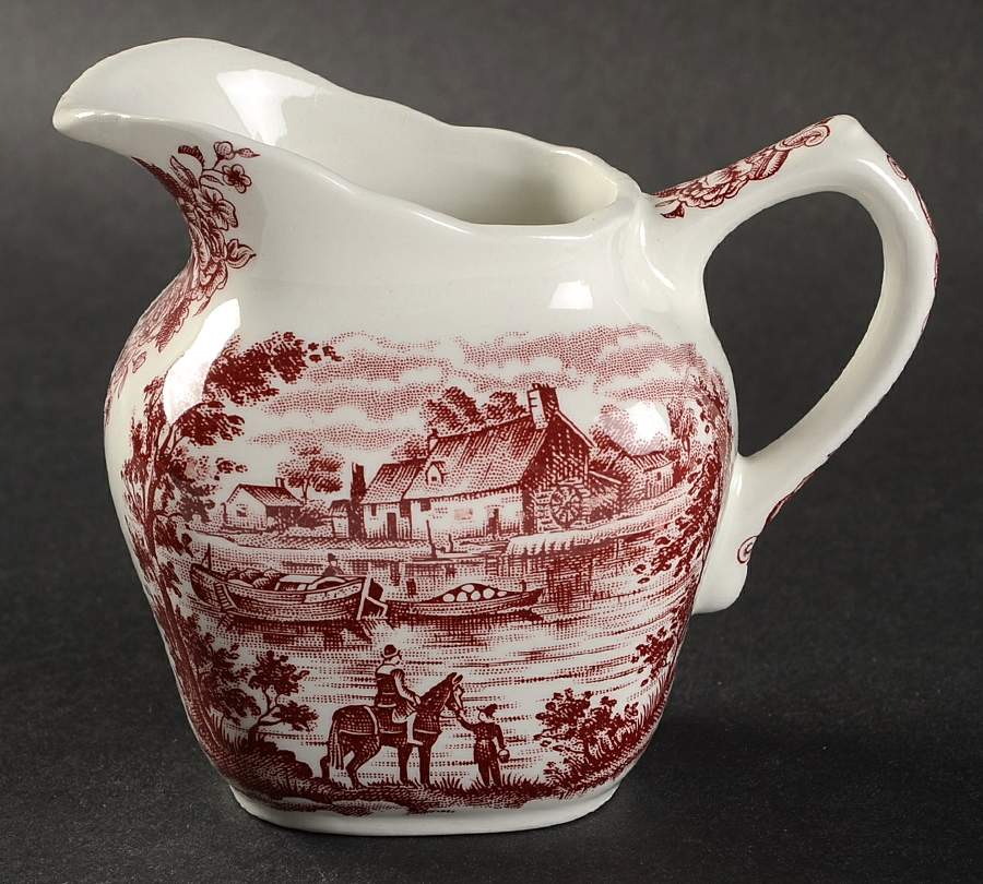 Homeland Pink Creamer by Grindley-1