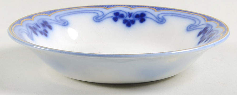 Idris (Flow Blue) Fruit/Dessert (Sauce) Bowl by Grindley-1