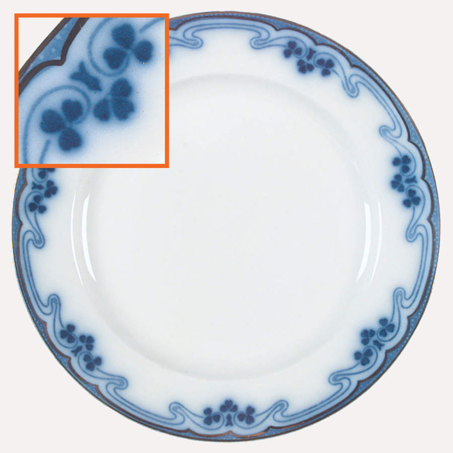 Idris (Flow Blue) Dinner Plate by Grindley-1