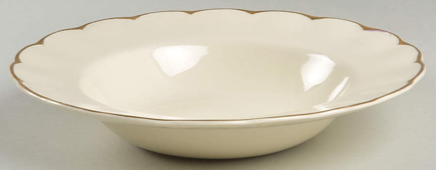 Imperial (Cream Petal) Large Rim Soup Bowl by Grindley-1