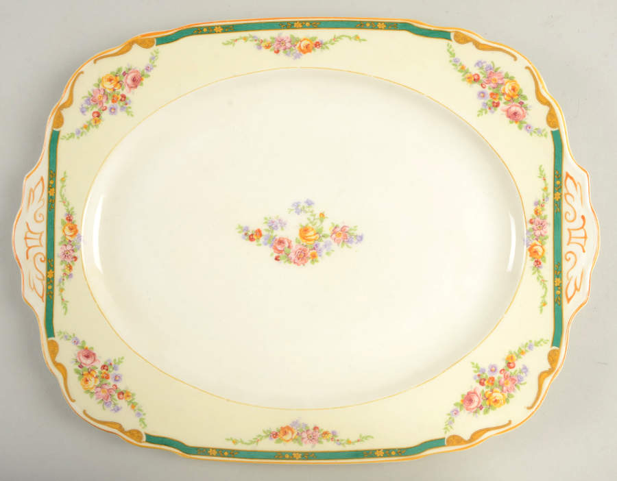 The Irving 14" Oval Serving Platter by Grindley-1