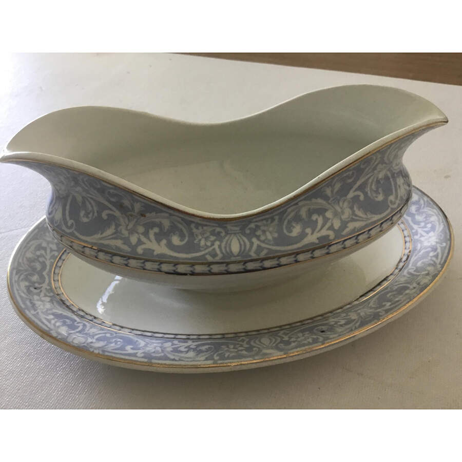 Jasper Gravy Boat with Attached Underplate by Grindley-1