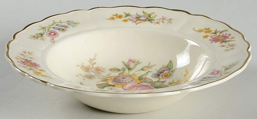 Kashmir Rim Soup Bowl by Grindley-1