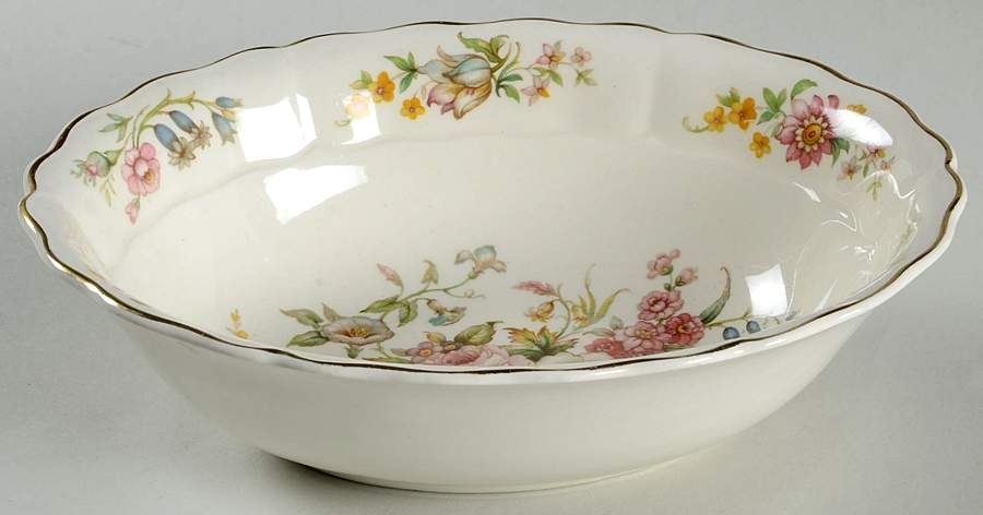 Kashmir 8" Oval Vegetable Bowl by Grindley-1