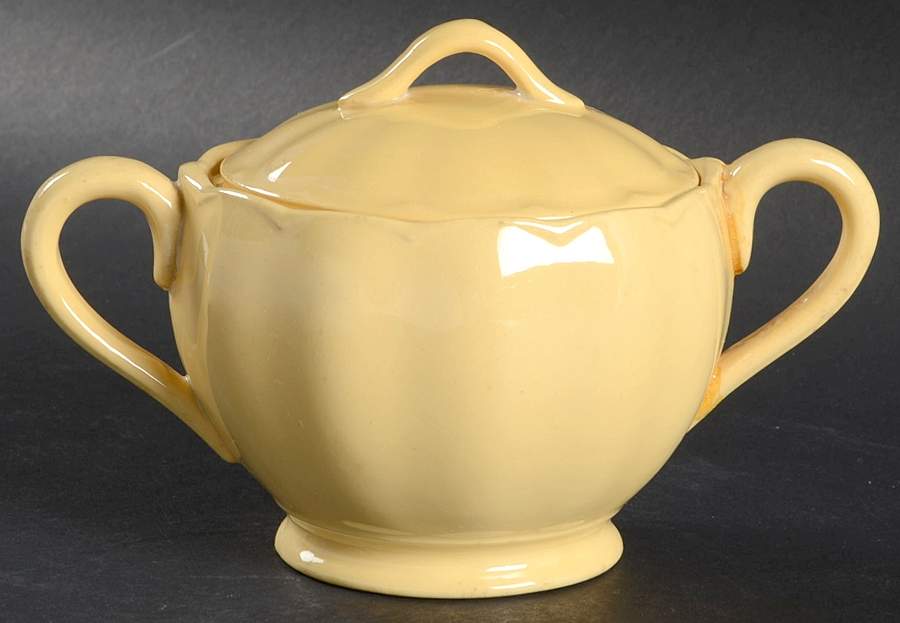 Laburnum Sugar Bowl & Lid by Grindley-1