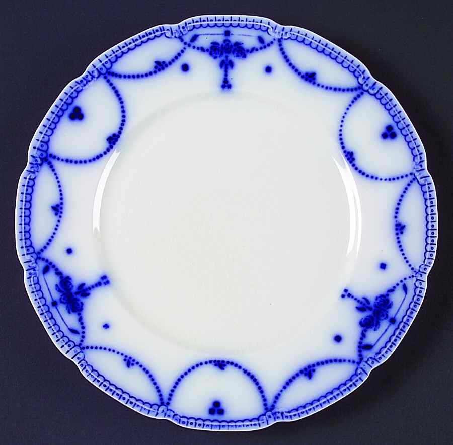 Lawrence (Flow Blue) Salad Plate by Grindley-1