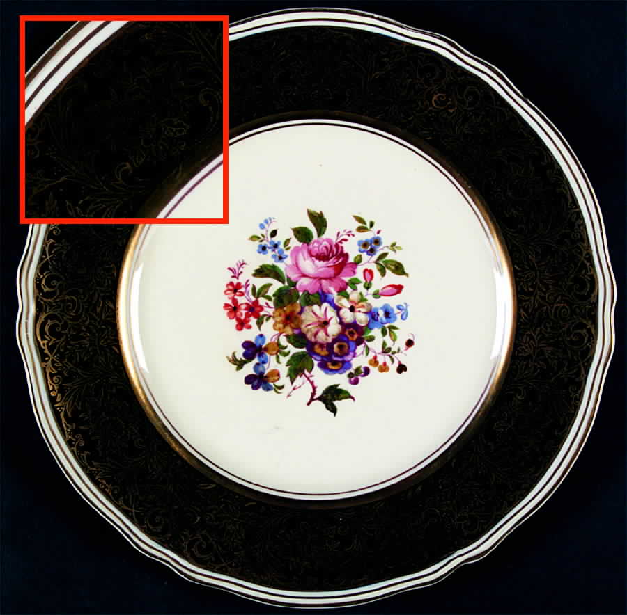 Leamington Blue Dinner Plate by Grindley-1