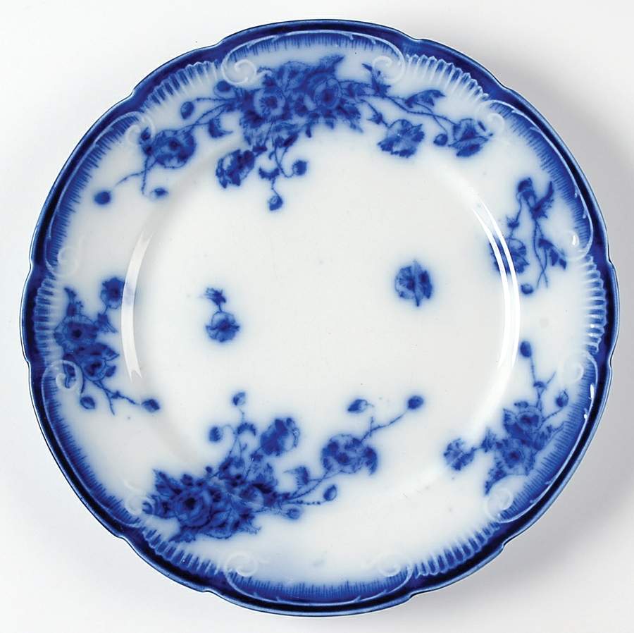 Le Pavot (Flow Blue) Dinner Plate by Grindley-1