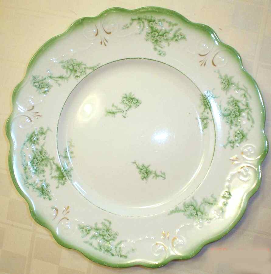 Lincoln Green Dinner Plate by Grindley-1