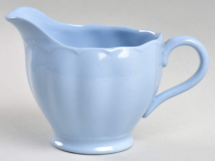 Lupin Blue (Rim) Creamer by Grindley-1