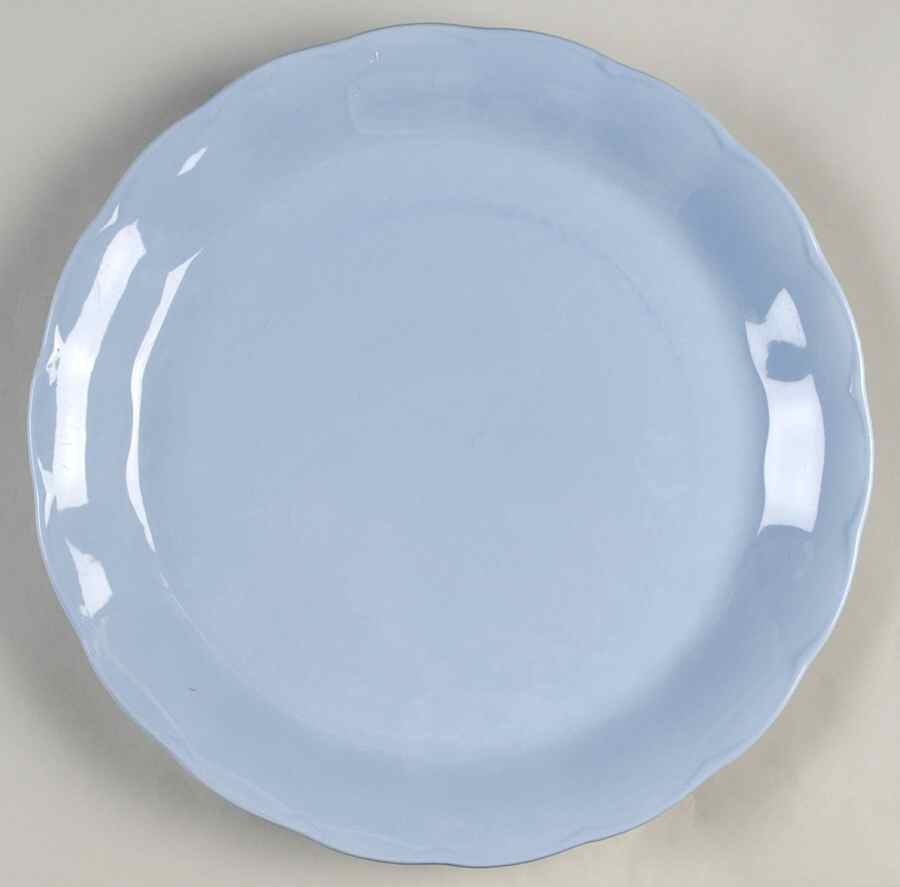 Lupin Blue (Rim) 13" Chop Plate (Round Platter) by Grindley-1