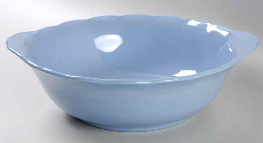 Lupin Blue (Rim) 9" Round Vegetable Bowl by Grindley-1