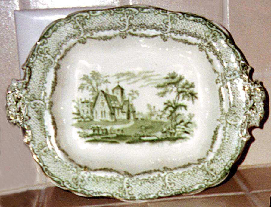 Madrid 14" Oval Serving Platter by Grindley-1