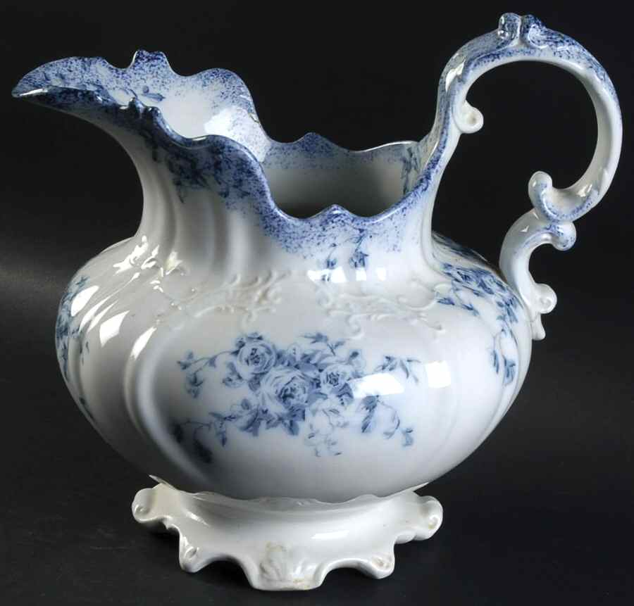Margot (Blue) 128 Oz Pitcher and Bowl, Pitcher Only by Grindley-1