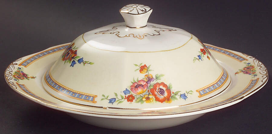 Marlborough Round Covered Butter by Grindley-1