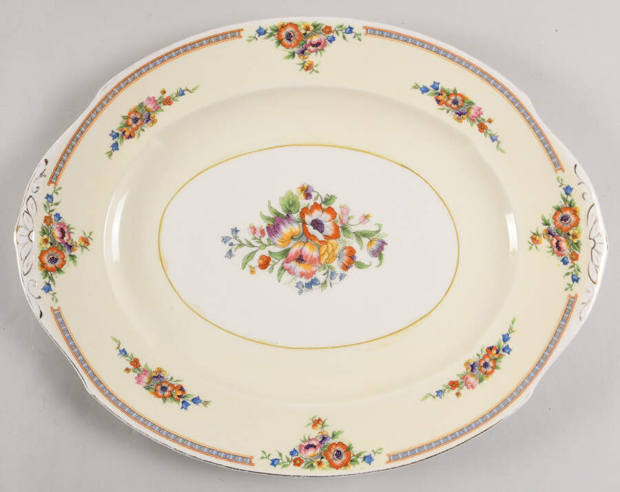 Marlborough 16" Oval Serving Platter by Grindley-1