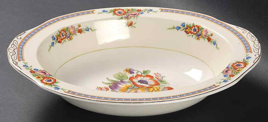 Marlborough 10" Oval Vegetable Bowl by Grindley-1