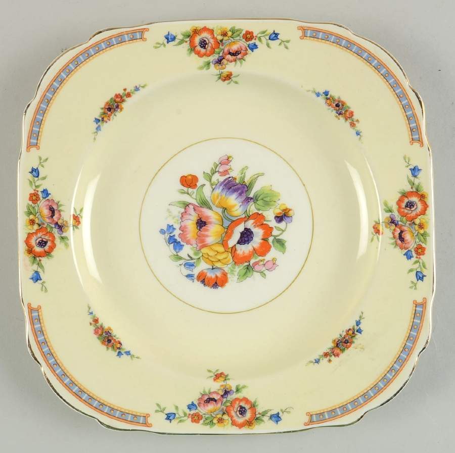 Marlborough Square Salad Plate by Grindley-1