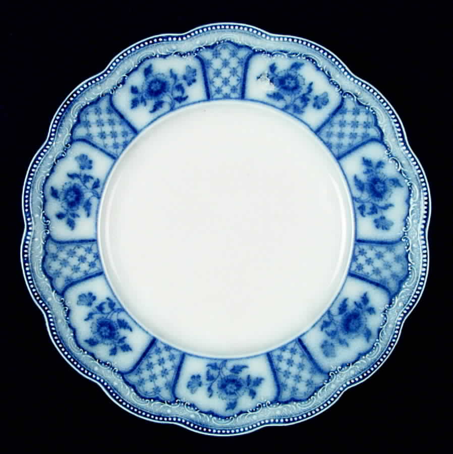 Melbourne (Flow Blue) Salad Plate by Grindley-1