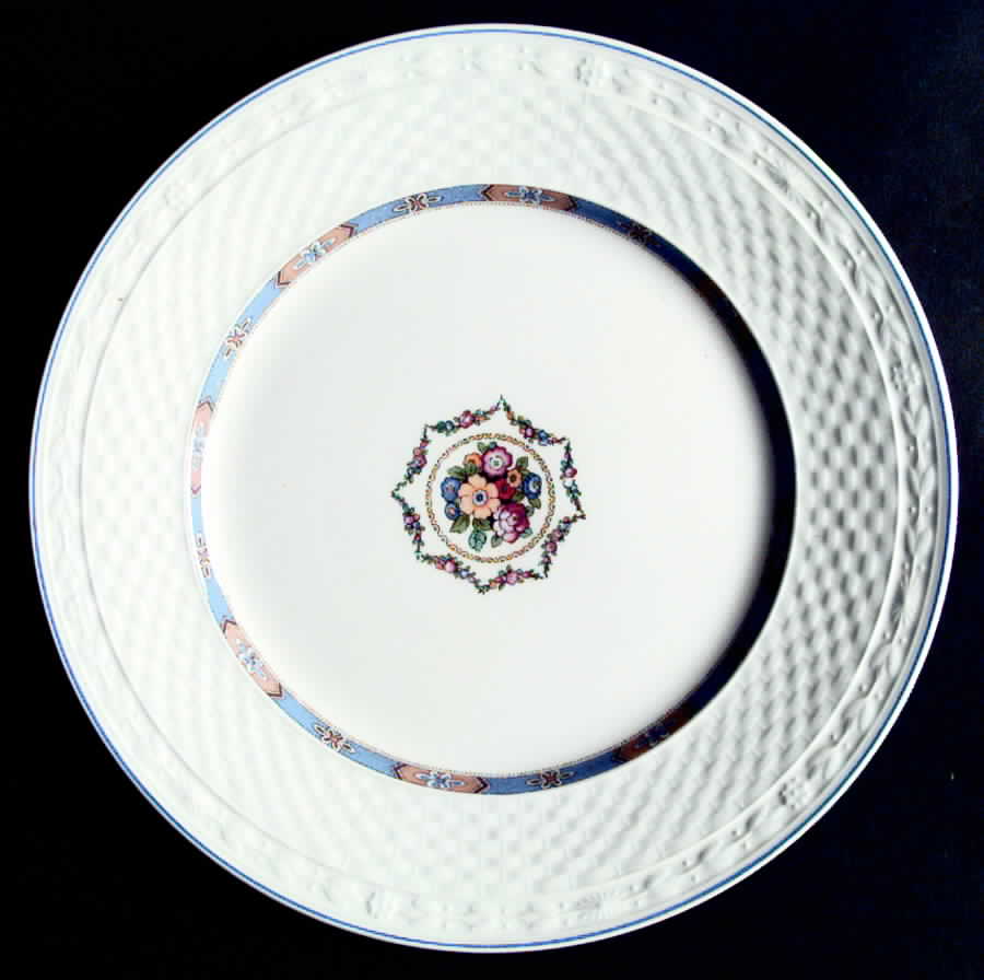 Milan (Blue Trim) Dinner Plate by Grindley-1