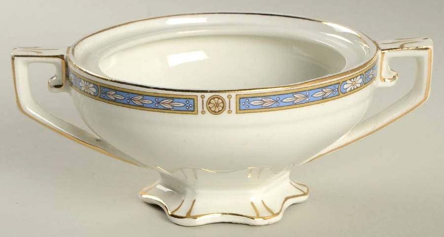 Monmouth (Smooth Edge) Sugar Bowl No Lid by Grindley-1