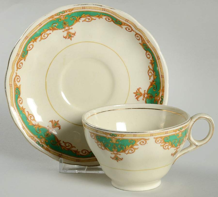 Paulette Footed Cup & Saucer Set by Grindley-1