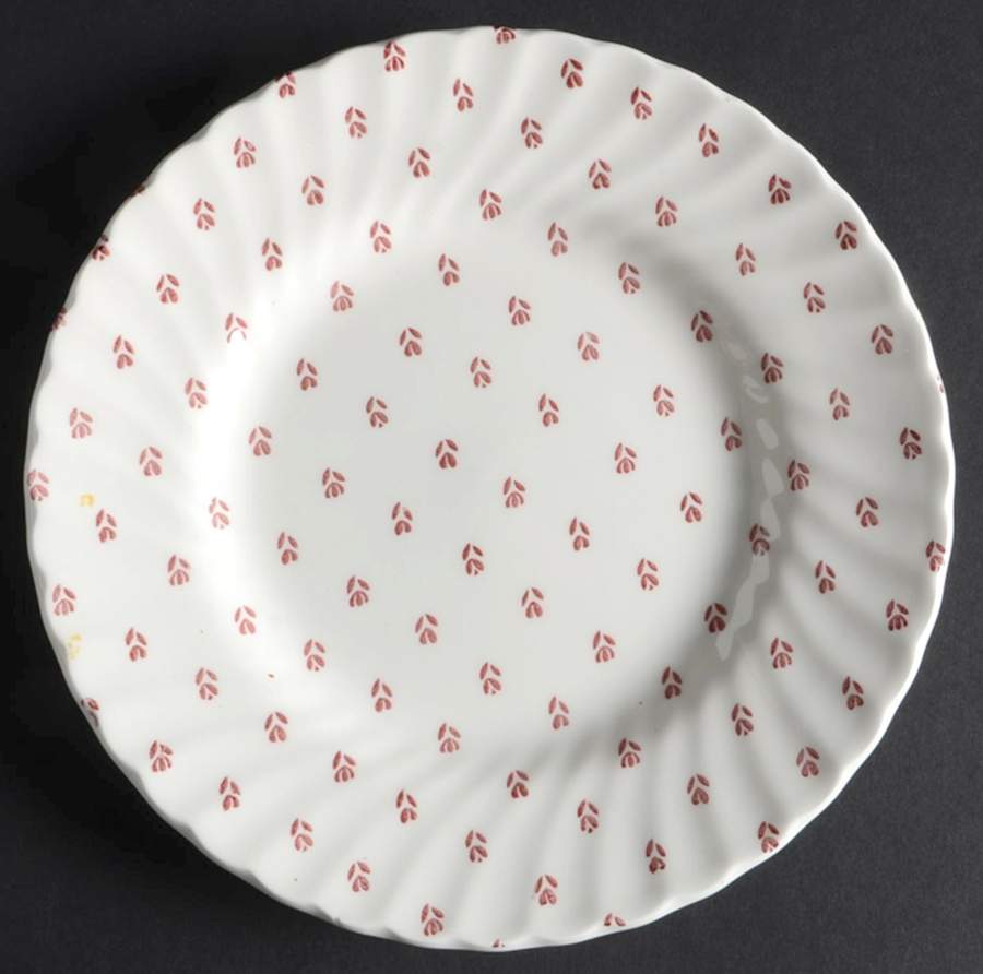 Petite Fleur Pink Dessert/Pie Plate by Grindley-1
