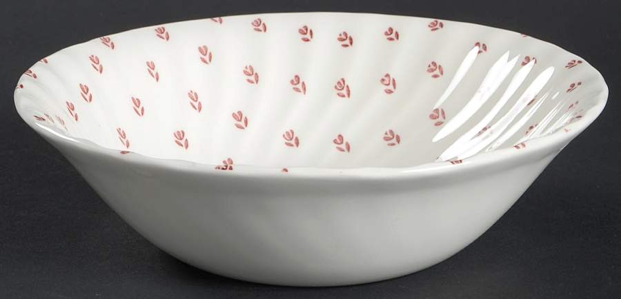 Petite Fleur Pink Coupe Cereal Bowl by Grindley-1