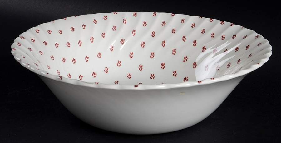 Petite Fleur Pink 8" Round Vegetable Bowl by Grindley-1