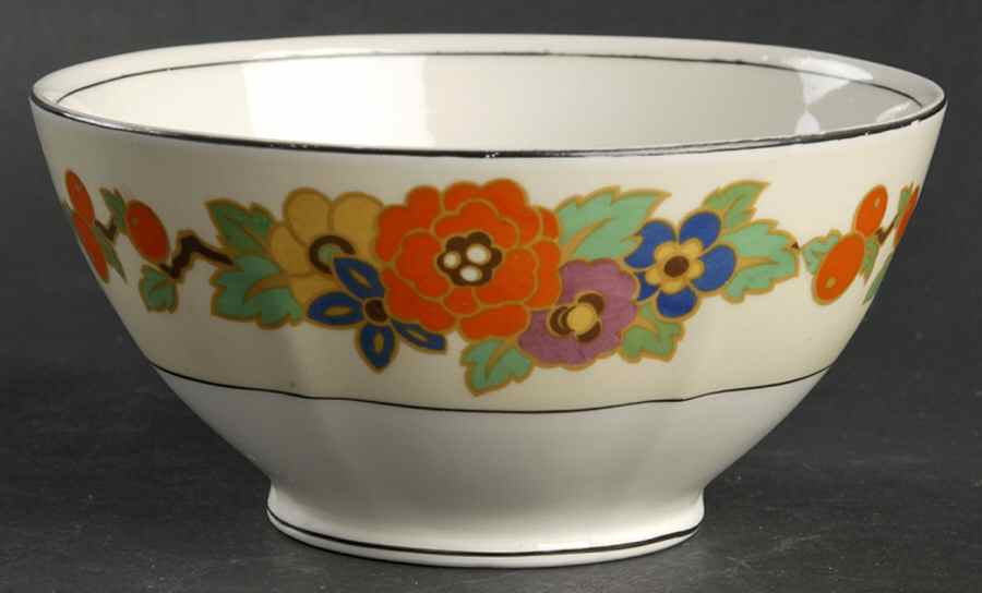 Penelope Cranberry Bowl by Grindley-1