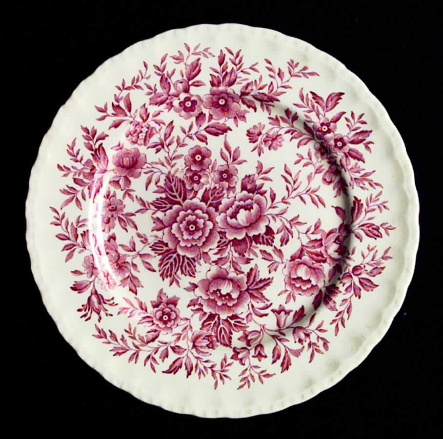 Printemps Pink Salad Plate by Grindley-1