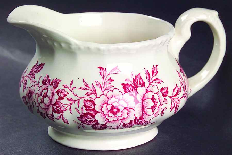 Printemps Pink Creamer by Grindley-1