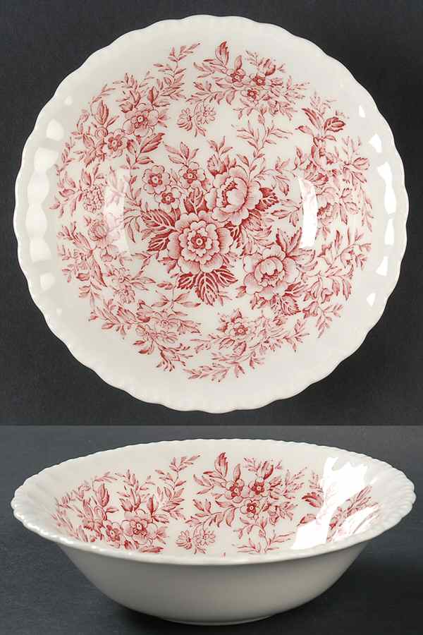 Printemps Pink Coupe Cereal Bowl by Grindley-1