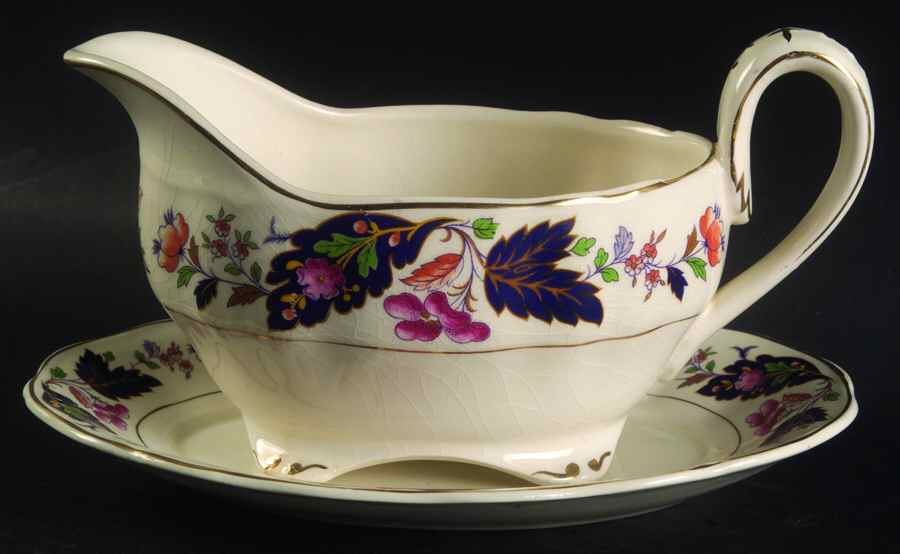Strathcona Gravy Boat & Underplate/Relish by Grindley-1