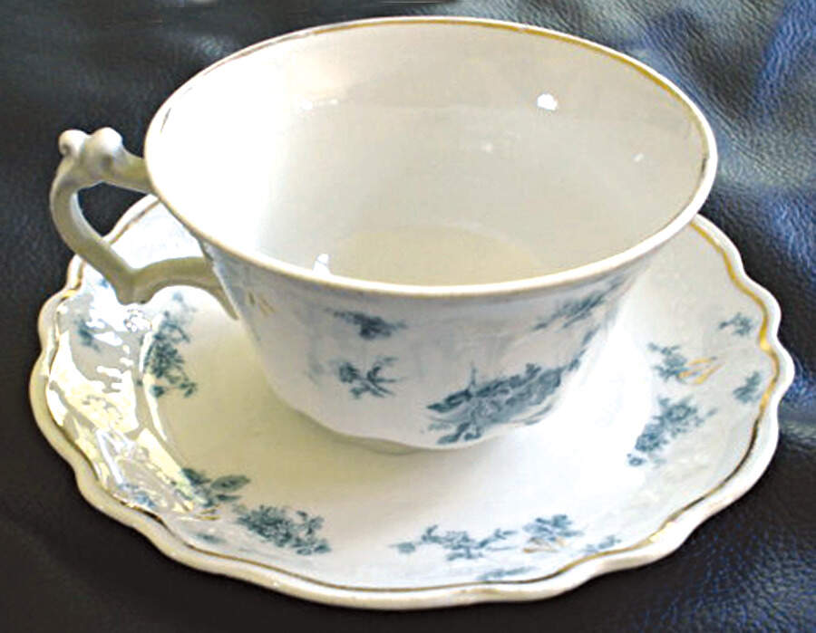 Teresa Flat Cup & Saucer Set by Grindley-1