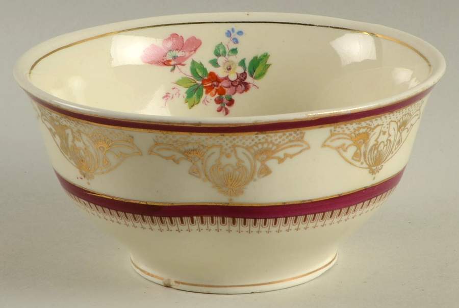 Thirlmere Burgundy Cranberry Bowl by Grindley-1