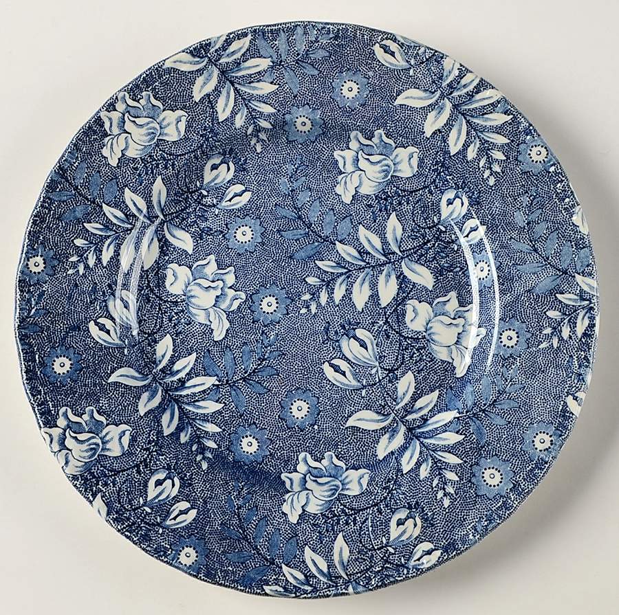 Velvet Blue Dessert/Pie Plate by Grindley-1