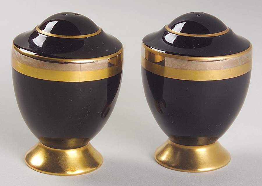 Midnight Contessa Salt & Pepper Set by Gorham-1