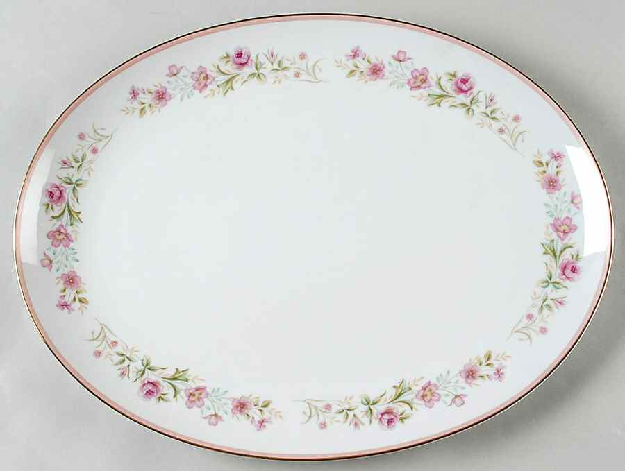Dianne 14" Oval Serving Platter by Grantcrest-1