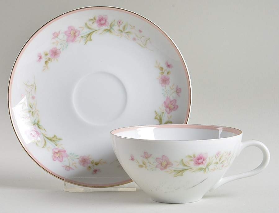 Dianne Flat Cup & Saucer Set by Grantcrest-1