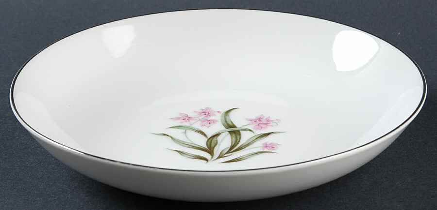 Pink Orchid Coupe Soup Bowl by Grantcrest-1