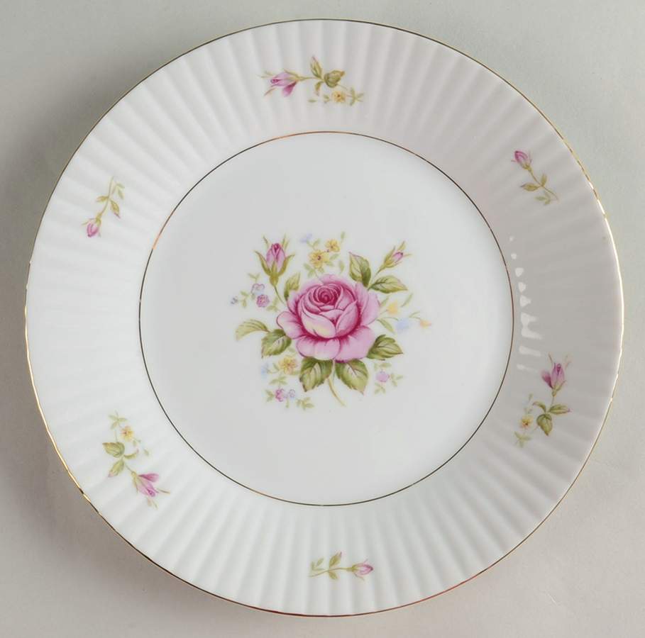 Victorian Rose Salad Plate by Grantcrest-1