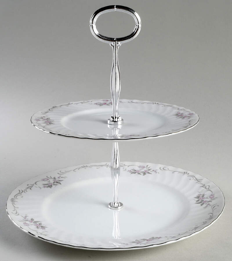 GST1 6 5/8"-10"  2 Tiered Serving Tray (Dp, Sp) HC by Gold Standard-1
