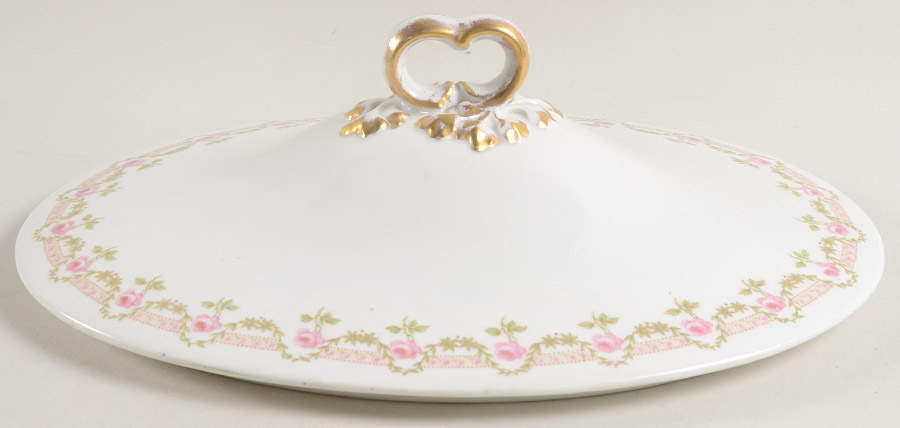 GUE19 Lid for Oval Vegetable by WM Guerin-1