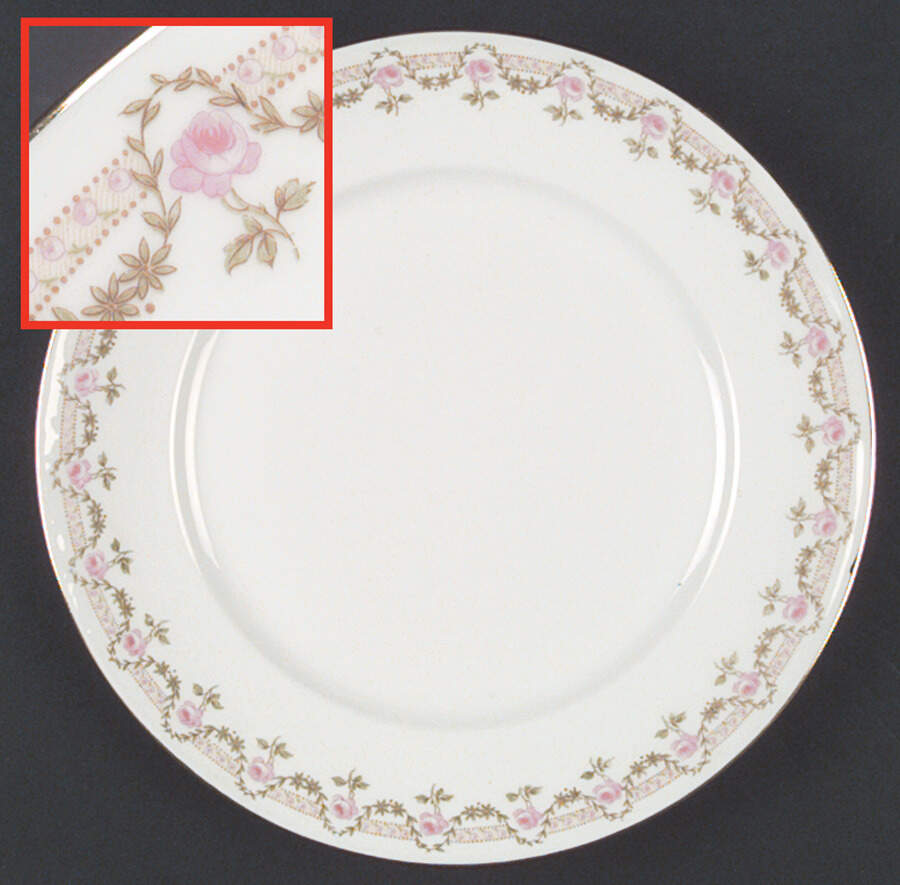 GUE19 Dinner Plate by WM Guerin-1