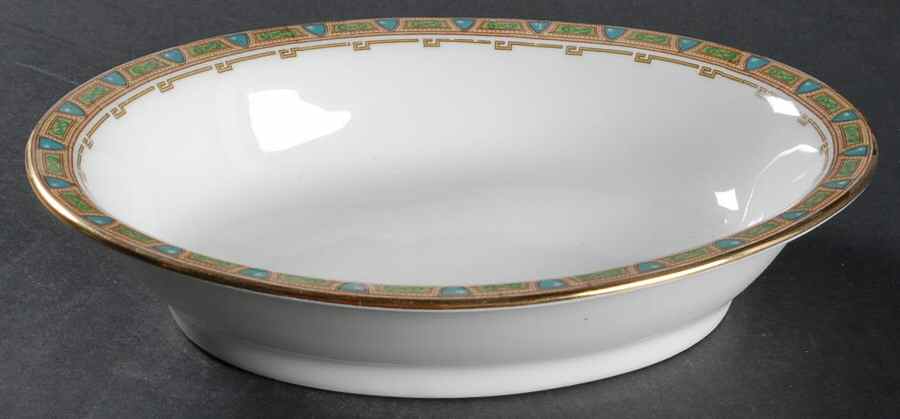GUE2 8" Oval Vegetable Bowl by WM Guerin-1