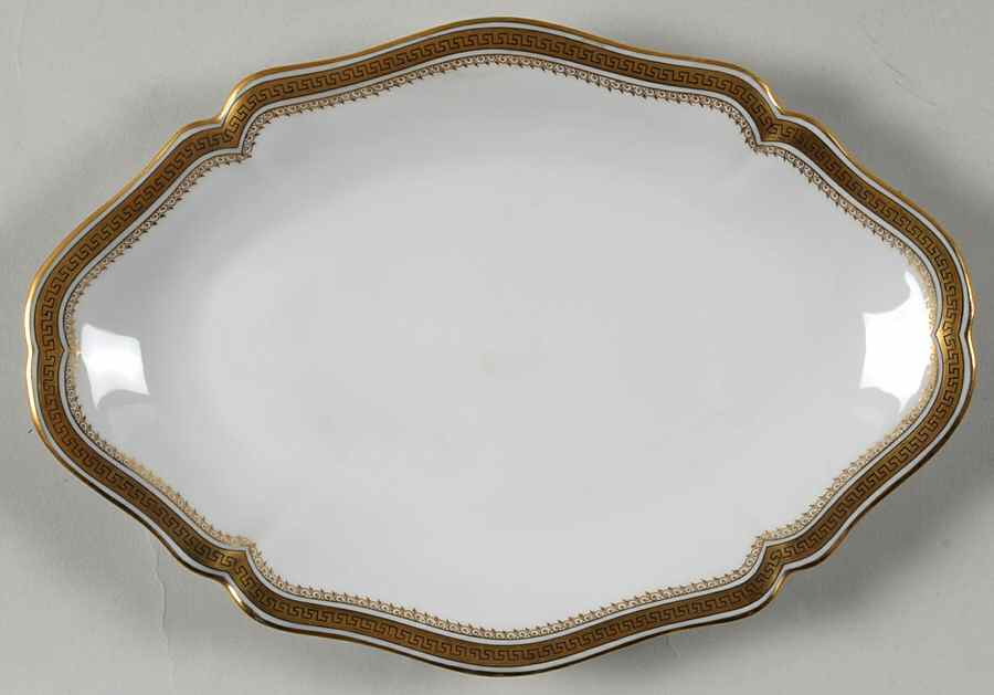 GUE6 11" Oval Serving Platter by WM Guerin-1