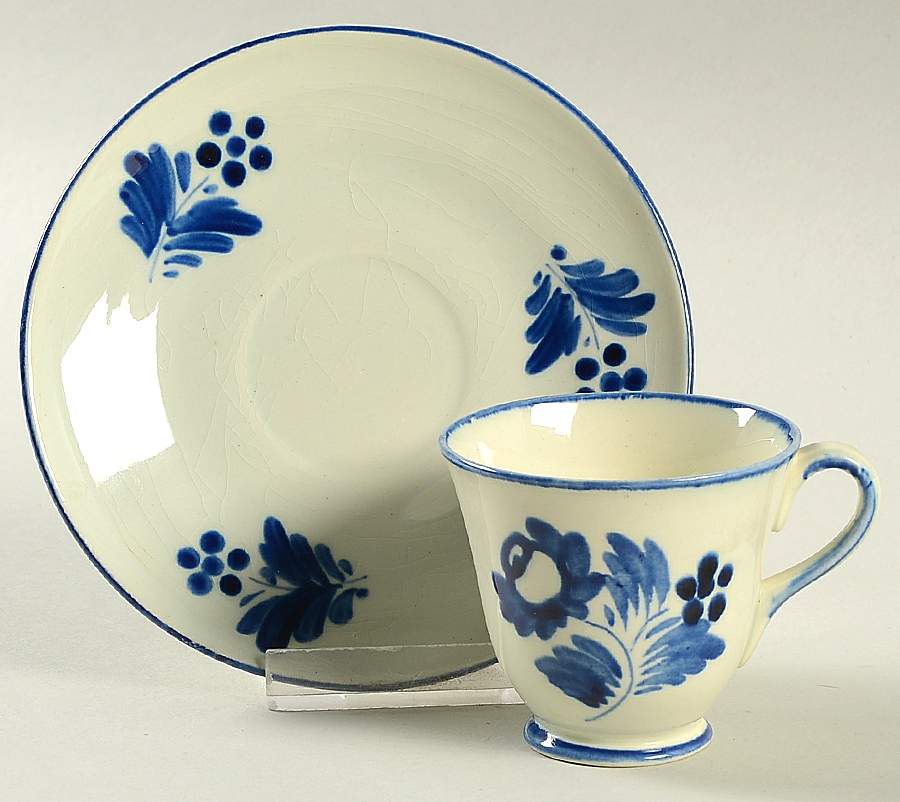 Grodela Footed Demitasse Cup & Saucer Set by Gouda-Holland-1